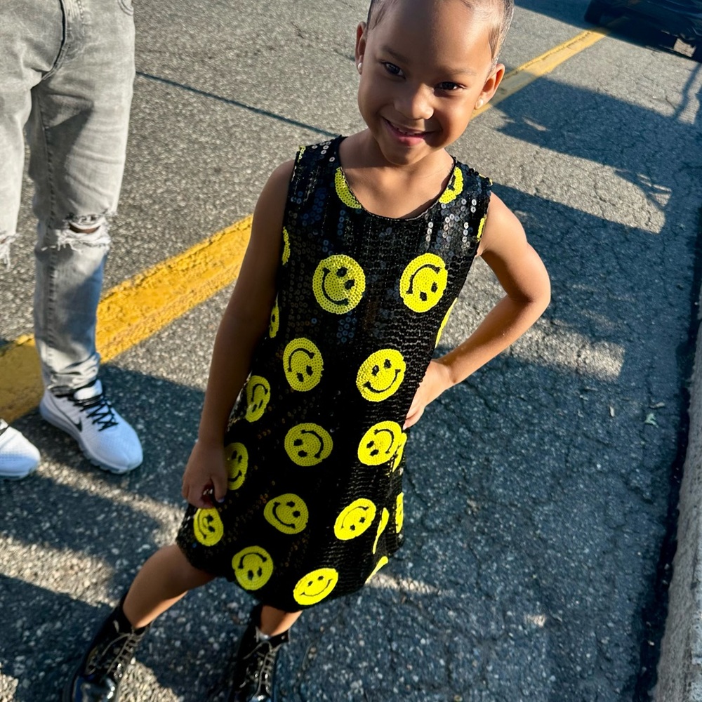 Lola and the boys Smiley face dress